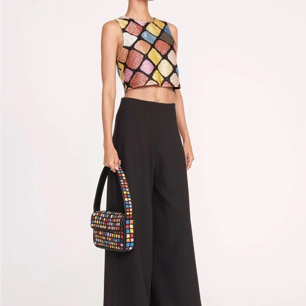 NWT STAUD Tommy Dance Floor Beaded Bag - Picture 5 of 13